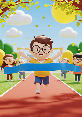 JPG 편집이미지 행복 어린이 스포츠 날씨 달리기 축제 경쟁 활발 기쁨 축하 군중 마라톤 결승선 대회 소통 이미지편집 AI컴퓨터그래픽 AI콘텐츠 감정 컨셉 모션 사람 경기 육상스포츠 파일형식