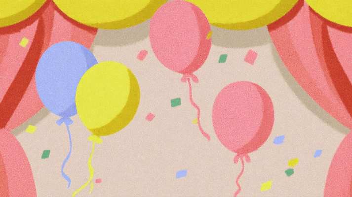 JPG 기념일 컬러 백그라운드 일러스트 이벤트 장식 파티 디지털 축제 카펫 축하 생일 즐거움 그림 풍선 색종이 색감 국내일러스트 AI일러스트 AI콘텐츠 감정 종이 컨셉 파일형식