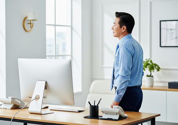 JPG 편집이미지 남자 셔츠 아이디어 일상 비즈니스라이프 사무실 평화 업무 집중 창밖 사무용가구 의료성형뷰티 편집실사 AI인물포토 AI콘텐츠 라이프스타일 가구 컨셉 상의 비즈니스 창문 사람 라이프 작업 CG 파일형식 AI포토