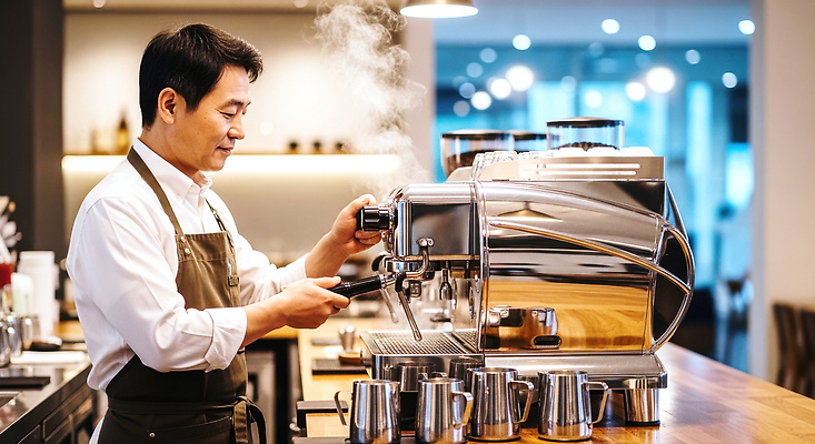 JPG 편집이미지 커피 음료 카페 대기 작업 분위기 전문직 편안함 고객 만들기 바리스타 의료성형뷰티 편집실사 AI인물포토 AI콘텐츠 직업 컨셉 모션 상점 감각 CG 파일형식 AI포토