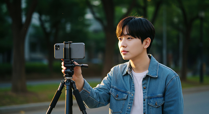 JPG 나무 편집이미지 공원 남자 모션 자연 풍경 청년 여름 스마트폰 햇빛 촬영 고요 장비 삼각대 의료성형뷰티 편집실사 AI인물포토 AI콘텐츠 식물 계절 공공시설 사람 성인 핸드폰 스마트기기 태양 CG 생태계 파일형식 AI포토