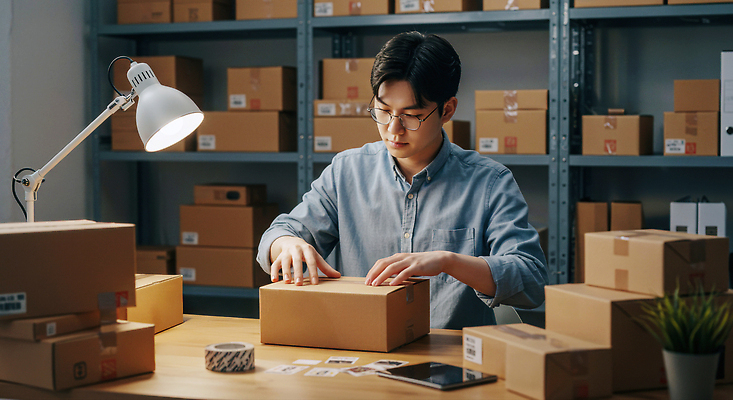 JPG 편집이미지 손 남자 포장 상자 사무실 환경 작업 상품 집중 배송 오브젝트 준비 정리 의료성형뷰티 편집실사 AI인물포토 AI콘텐츠 컨셉 비즈니스 사람 신체부위 CG 파일형식 AI포토