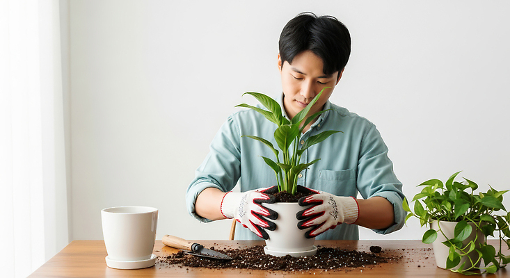 JPG 식물 편집이미지 손 남자 화분 자연 실내 취미 환경 흙 집중 원예 주말 정원가꾸기 심기 의료성형뷰티 편집실사 AI포토 AI인물포토 AI콘텐츠 컨셉 모션 사람 내부 신체부위 CG 생태계 파일형식