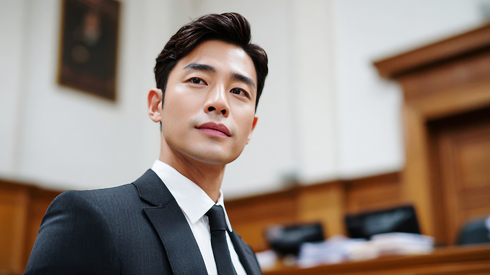 JPG 편집이미지 남자 백그라운드 한국 정장 카메라 자신감 판사 법 변호사 법정 의료성형뷰티 편집실사 AI포토 AI인물포토 AI콘텐츠 직업 옷 감정 아시아 사람 전자제품 법률가 CG 파일형식