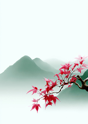 JPG 나무 식물 그릇 컬러 단풍 일러스트 자연 산 한국 풍경 빨간색 평화 가을 편안함 힐링 눈길 조화 뷰티풀 전경 국내일러스트 AI일러스트 AI콘텐츠 식기 계절 아시아 길 컨셉 잎 눈_날씨 감각 생태계 파일형식 탑뷰