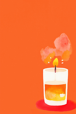 JPG 백그라운드 일러스트 초 스튜디오 불꽃 따뜻함 장식 빛 인테리어 소리 분위기 우아함 연기 편안함 오브젝트 힐링 향기 감성 조화 국내일러스트 AI일러스트 AI콘텐츠 디자인 컨셉 불 감각 냄새 파일형식