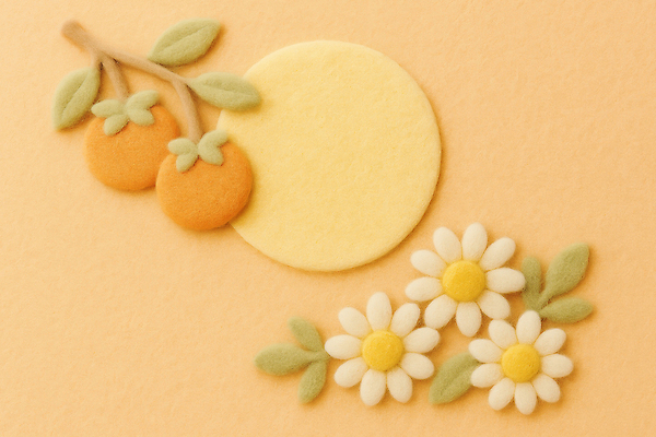 JPG 식물 편집이미지 디자인 꽃 예술 컬러 백그라운드 자연 따뜻함 추석 데이지 이미지 감성 조화 펠트 아기자기 편집실사 AI포토 AI콘텐츠 명절 컨셉 CG 생태계 파일형식 천_직물