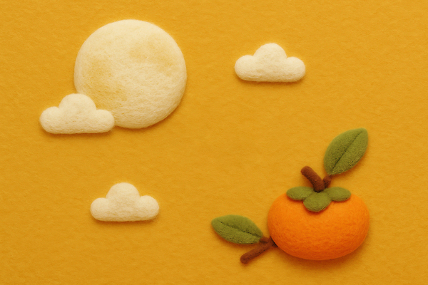JPG 구름 편집이미지 디자인 감정 백그라운드 과일 자연 가지 귤 따뜻함 풍경 노란색 평화 추석 달 펠트 아기자기 편집실사 AI포토 AI콘텐츠 자연요소 명절 컬러 컨셉 채소 CG 생태계 파일형식 천_직물