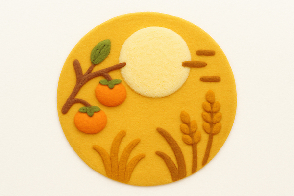 JPG 편집이미지 전통 디자인 예술 컬러 농업 자연 귤 곡류 한국 풍경 추석 가을 작품 수공예 펠트 편집실사 AI포토 AI콘텐츠 계절 명절 산업 아시아 과일 미술 공예 CG 생태계 파일형식 천_직물