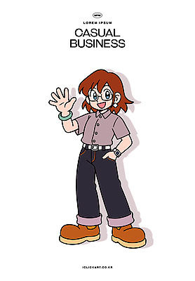 캐릭터 손 디자인 옷 안경 일러스트 비즈니스 모션 짧은머리 표정 웃음 사람 캐주얼 사무실 귀여움 고무신 스타일 일러캐릭터 AI파일 헤어스타일 잡화 신발 컨셉 신체부위 파일형식 벡터