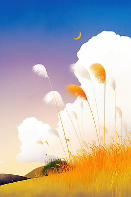JPG 구름 여유 컬러 야경 일러스트 자연 하늘 바람 갈대 풍경 햇빛 평화 고요 일몰 농촌 대기 저녁 땅 뷰티풀 국내일러스트 AI일러스트 AI콘텐츠 자연요소 식물 감정 컨셉 날씨 태양 노을 시골 야간 생태계 파일형식 풍경_경치