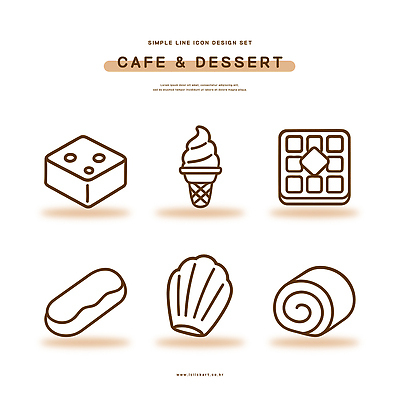 아이콘 디자인 선 아이스크림 디저트 그래픽 쿠키 케이크 초콜릿 카페 심플 롤 먹거리 2D아이콘 AI파일 음식 상점 파일형식 벡터