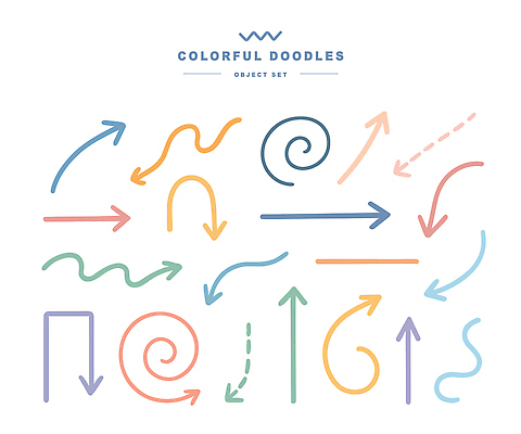 모양 도형 디자인 화살표 컬러 패턴 곡선 일러스트 아이디어 그래픽 컬러풀 디지털 자유 낙서 직선 창의성 스타일 국내일러스트 AI파일 선 컨셉 무늬 파일형식 벡터