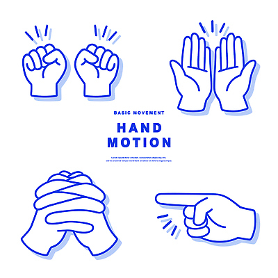 디자인 포즈 일러스트 손가락 손바닥 손짓 운동 주먹 표현 연습 그림 신호 방법 의사소통 채널 국내일러스트 AI파일 손 모션 건강 파일형식 벡터