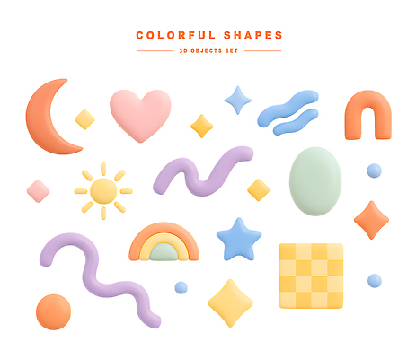 모양 PSD 편집이미지 기호 디자인 컬러 패턴 배열 즐거움 그림 심플 창의성 편집3D 문자 감정 무늬 3D 파일형식