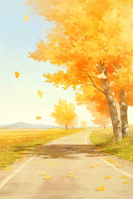 JPG 나무 길 여행 단풍 일러스트 자연 하늘 바람 날씨 산 풍경 초원 농장 평화 산책 금색 가을 조용 뷰티풀 오후 국내일러스트 AI일러스트 AI콘텐츠 자연요소 식물 계절 컬러 컨셉 잎 농업 휴식 생태계 파일형식