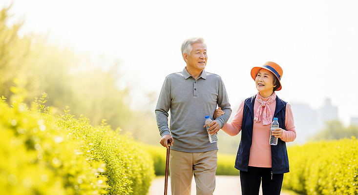 JPG 편집이미지 커플 공원 행복 자연 건강 대화 사랑 웃음 취미 노후 운동 햇빛 손잡기 노부부 산책 의료성형뷰티 편집실사 AI인물포토 AI콘텐츠 부부 공공시설 감정 관계 모션 휴식 표정 말하기 태양 CG 생태계 파일형식 AI포토