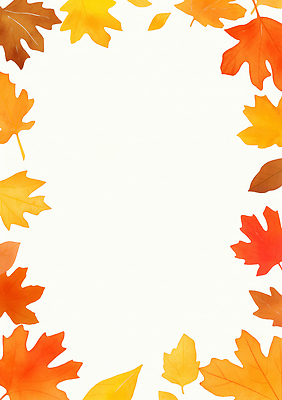 JPG 디자인 계절 컬러 백그라운드 일러스트 자연 나뭇잎 풍경 장식 갈색 촬영 공간 가을 테두리 뷰티풀 색감 스타일 국내일러스트 AI일러스트 AI콘텐츠 잎 생태계 파일형식