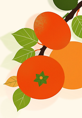 PSD 나무 식물 지구 음식 농업 채소 과일 일러스트 자연 생명 가지 귤 여름 수확 성장 비타민 조화 국내일러스트 계절 산업 생태계 영양소 파일형식