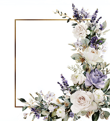 JPG 디자인 꽃잎 꽃 예술 잎 일러스트 자연 프레임 이벤트 장식 인테리어 장미 보라색 흰색 화려 소재 조화 라벤더 테마 스타일 세련 국내일러스트 AI일러스트 AI콘텐츠 식물 컬러 컨셉 허브 생태계 파일형식