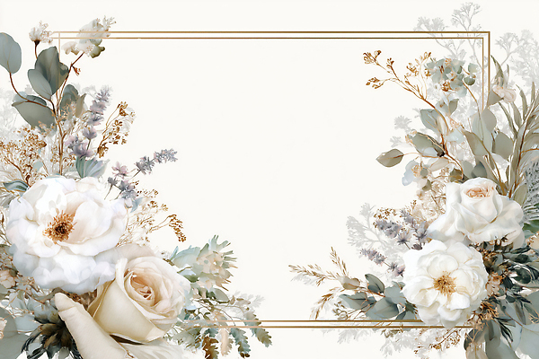 JPG 식물 디자인 예술 꽃다발 백그라운드 잎 일러스트 자연 프레임 장식 인테리어 고급 조화 뷰티풀 생화 플로리스트 디지털아트 스타일 국내일러스트 AI일러스트 AI콘텐츠 직업 꽃 컨셉 생태계 파일형식