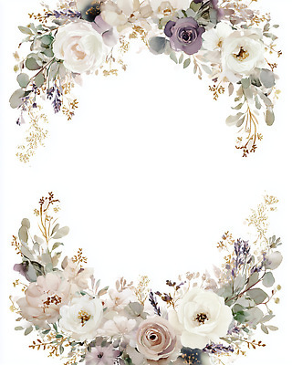 JPG 식물 디자인 꽃 예술 백그라운드 잎 일러스트 자연 수채화 파란색 흰색 우아함 부드러움 조화 파스텔톤 국내일러스트 AI일러스트 AI콘텐츠 컬러 컨셉 감각 생태계 파일형식