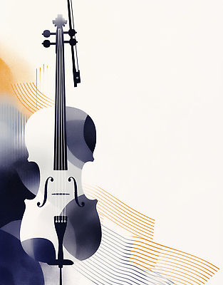 JPG 모양 디자인 감정 예술 선 악기 음악 컬러 백그라운드 일러스트 추상 배열 바이올린 그림 조화 색채 창의성 스타일 국내일러스트 AI일러스트 AI콘텐츠 무늬 현악기 문화예술 파일형식