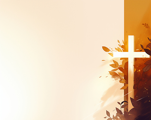 JPG 식물 디자인 기독교 종교 상징 컬러 백그라운드 십자가 일러스트 자연 그래픽 정원 가을 심플 조화 뷰티풀 영감 국내일러스트 AI일러스트 AI콘텐츠 계절 생태계 파일형식