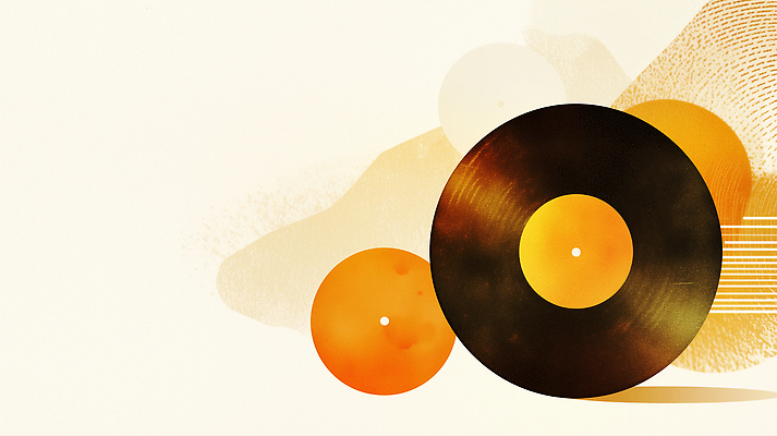 JPG 디자인 예술 음악 백그라운드 패턴 일러스트 그래픽 빨간색 주황색 회색 원형 모던 질감 작품 복고 감성 창의성 스타일 국내일러스트 AI일러스트 AI콘텐츠 도형 컬러 컨셉 무늬 문화예술 미술 파일형식