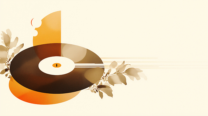 JPG 디자인 예술 음악 이어폰 백그라운드 일러스트 수채화 공책 흐름 레코드 빈티지 클래식 그림 아날로그 감성 조화 색감 스타일 국내일러스트 AI일러스트 AI콘텐츠 음향기기 컨셉 문화예술 문구용품 음반 파일형식