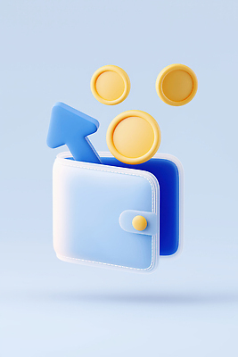 JPG 편집이미지 디자인 화살표 컬러 백그라운드 돈 그래픽 금융 경제 동전 성장 지갑 재산 투자 재정 편집3D AI컴퓨터그래픽 AI콘텐츠 비즈니스 3D 파일형식