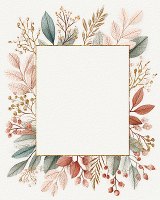 JPG 식물 디자인 꽃 예술 백그라운드 잎 일러스트 자연 수채화 따뜻함 장식 표현 빈티지 그림 감성 조화 뷰티풀 색감 테마 국내일러스트 AI일러스트 AI콘텐츠 컨셉 생태계 파일형식