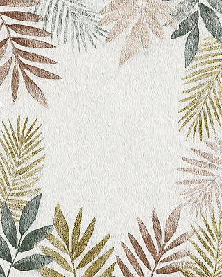 JPG 식물 디자인 예술 컬러 백그라운드 잎 패턴 일러스트 자연 수채화 장식 인테리어 환경 감각 배열 테두리 그림 부드러움 조화 창의성 국내일러스트 AI일러스트 AI콘텐츠 무늬 생태계 파일형식