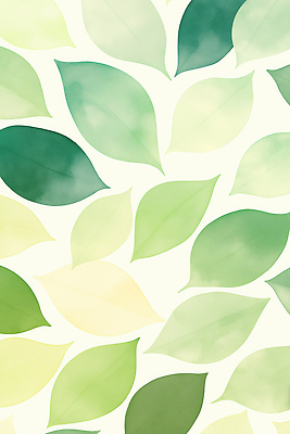 JPG 식물 디자인 예술 컬러 백그라운드 잎 패턴 일러스트 자연 수채화 그래픽 장식 그림 친환경 부드러움 조화 국내일러스트 AI일러스트 AI콘텐츠 무늬 환경 감각 생태계 파일형식