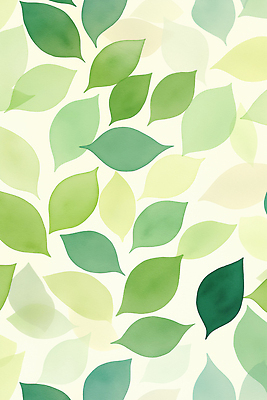 JPG 모양 식물 디자인 컬러 백그라운드 잎 패턴 일러스트 자연 생명 초록색 여름 환경 그림 유기농 생태계 부드러움 화사함 조화 뷰티풀 국내일러스트 AI일러스트 AI콘텐츠 웰빙 계절 컨셉 무늬 감각 파일형식