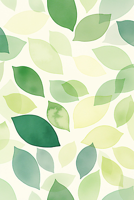 JPG 식물 디자인 컬러 백그라운드 잎 패턴 일러스트 자연 수채화 장식 초록색 여름 디지털 분위기 그림 부드러움 조화 뷰티풀 창의성 국내일러스트 AI일러스트 AI콘텐츠 계절 컨셉 무늬 감각 생태계 파일형식