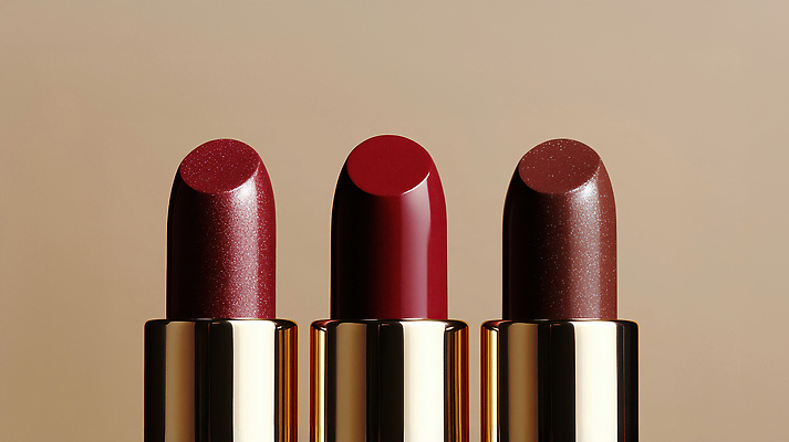 JPG 편집이미지 여자 컬러 빨간색 화장 뷰티 화장품 립스틱 상품 질감 튜브 편집실사 AI포토 AI콘텐츠 사람 CG 파일형식