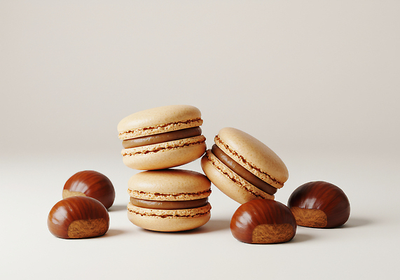 JPG 편집이미지 음식 컬러 디저트 초콜릿 식사 견과류 프랑스 고급 달콤 맛 밤 제빵 층 편집실사 AI포토 AI콘텐츠 유럽 컨셉 제과제빵 CG 파일형식