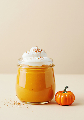 JPG 편집이미지 음식 컬러 백그라운드 호박 유리병 디저트 요리 장식 귀여움 가을 맛 크림 만들기 퓨레 편집실사 AI포토 AI콘텐츠 계절 컨셉 채소 모션 병_용기 CG 파일형식