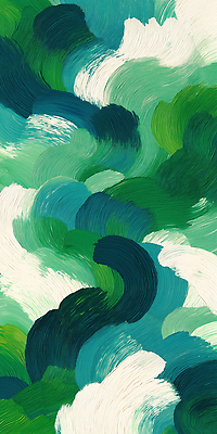 JPG 디자인 물결 예술 컬러 일러스트 자연 초록색 파란색 표현 팔레트 그림 질감 작품 부드러움 감성 조화 색채 국내일러스트 AI일러스트 AI콘텐츠 컨셉 미술 감각 생태계 파일형식