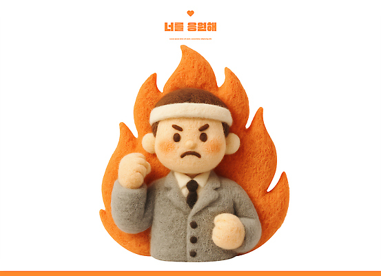 PSD 편집이미지 캐릭터 남자 인형 백그라운드 불꽃 정장 조형물 수능 그림 수험생 장면 수공예 펠트 힘찬 이미지편집 옷 컨셉 고등학생 불 미술 사람 시험 공예 파일형식 천_직물