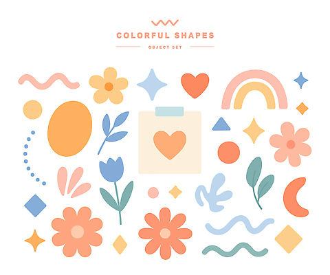 모양 아이콘 디자인 꽃 예술 컬러 백그라운드 패턴 추상 그래픽 장식 컬러풀 그림 심플 색채 소프트 2D아이콘 AI파일 식물 무늬 파일형식 벡터