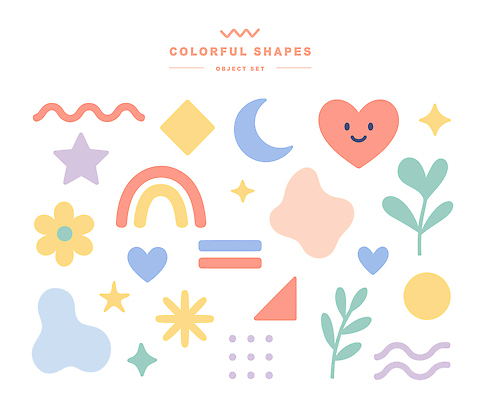 모양 아이콘 디자인 감정 예술 상징 컬러 백그라운드 패턴 그래픽 장식 심볼 그림 기하학 색채 창의성 창작 2D아이콘 AI파일 무늬 파일형식 벡터