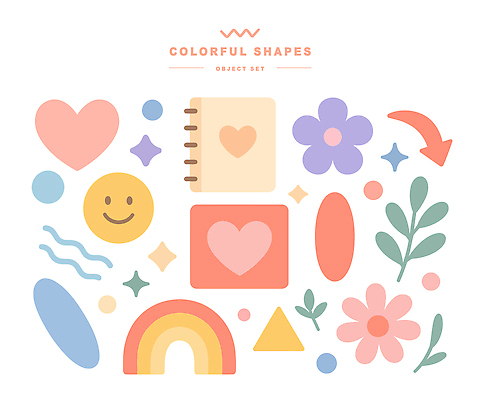 아이콘 디자인 꽃 감정 예술 선 컬러 패턴 웃음 그래픽 하트 배열 벡터 2D아이콘 AI파일 모양 식물 무늬 표정 파일형식