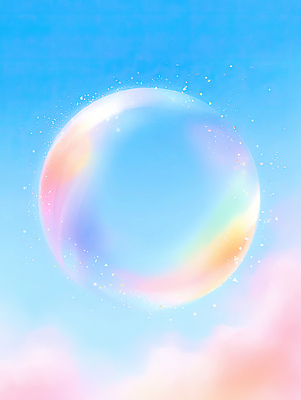 JPG 구름 그릇 컬러 무지개 일러스트 자연 하늘 날씨 형상 반짝임 햇빛 꿈 투명 비눗방울 조화 뷰티풀 환상 국내일러스트 AI일러스트 AI콘텐츠 자연요소 식기 컨셉 모션 태양 생태계 파일형식