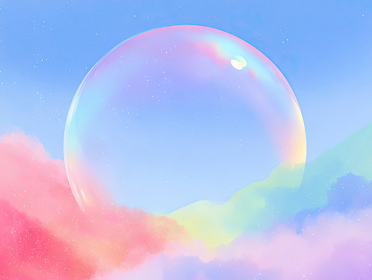 JPG 구름 감정 컬러 일러스트 자연 하늘 풍경 파란색 빛 반짝임 평화 맑음 공간 물방울 뷰티풀 국내일러스트 AI일러스트 AI콘텐츠 자연요소 컨셉 모션 날씨 생태계 파일형식