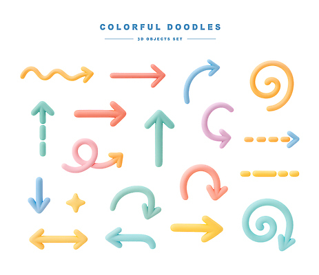 도형 PSD 아이콘 디자인 예술 컬러 곡선 3D아이콘 3D 낙서 방향 그림 화사함 기하학 창의성 선 컨셉 무늬 디지털합성 파일형식