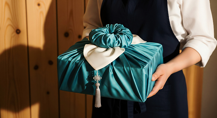 JPG 편집이미지 전통 손 기념일 문화 포장 한국 선물 이벤트 파란색 추석 축제 보자기 보따리 감성 수공예 뷰티풀 추석선물 의료성형뷰티 편집실사 AI포토 AI인물포토 AI콘텐츠 명절 아시아 컬러 컨셉 신체부위 공예 CG 파일형식 천_직물 명절선물