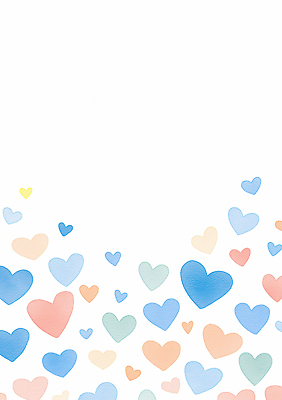 JPG 디자인 감정 예술 컬러 백그라운드 패턴 일러스트 사랑 그래픽 장식 물감 우정 하트 그림 감성 꾸미기 창의성 창작 국내일러스트 AI일러스트 AI콘텐츠 모양 컨셉 무늬 친구 미술도구 파일형식