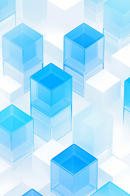 JPG 편집이미지 디자인 백그라운드 파란색 공간 흰색 투명 배열 큐브 모던 그림 뷰티풀 창의성 효과 편집3D AI컴퓨터그래픽 AI콘텐츠 컬러 3D 파일형식